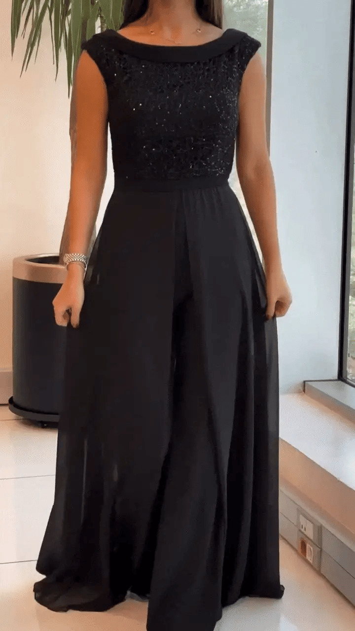 Valeria | Classic Sleeveless Jumpsuit