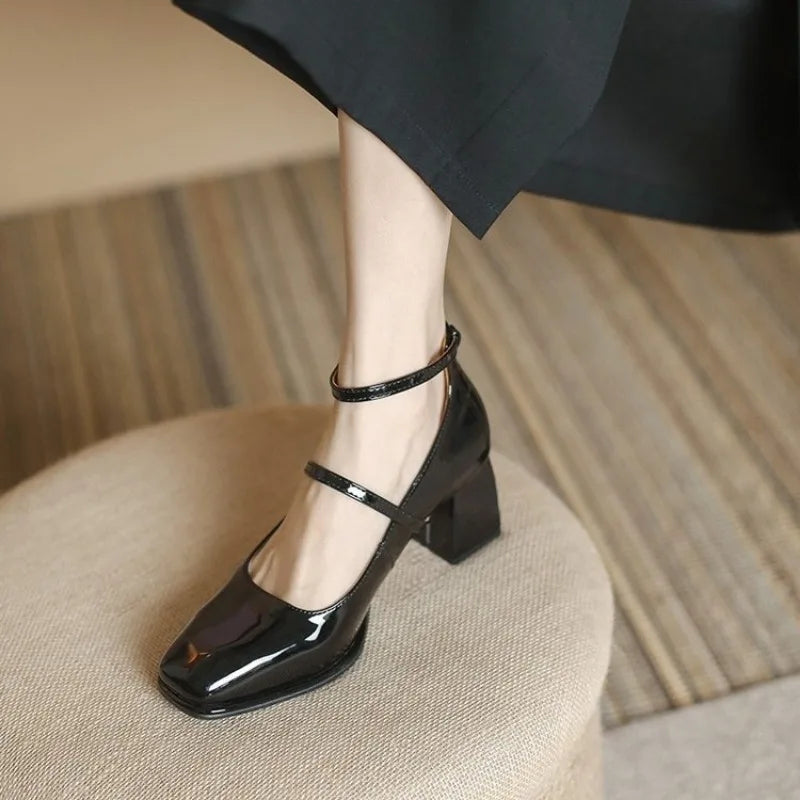 Elegant Ankle-Strap Pumps